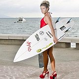 Karen Jacobson is Puerto Vallarta, National Champion Surfer