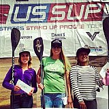 Puerto Vallarta sponsors Karen Jacobson during SUP World Cup Circuit