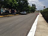 Towards the end of construction of Avenida Lagos del Pais