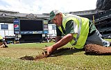 A different kind of pitch: Preparing Miller Park for soccer