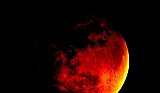 Blood moon: Sky gazers mesmerized as red hue lights up night sky