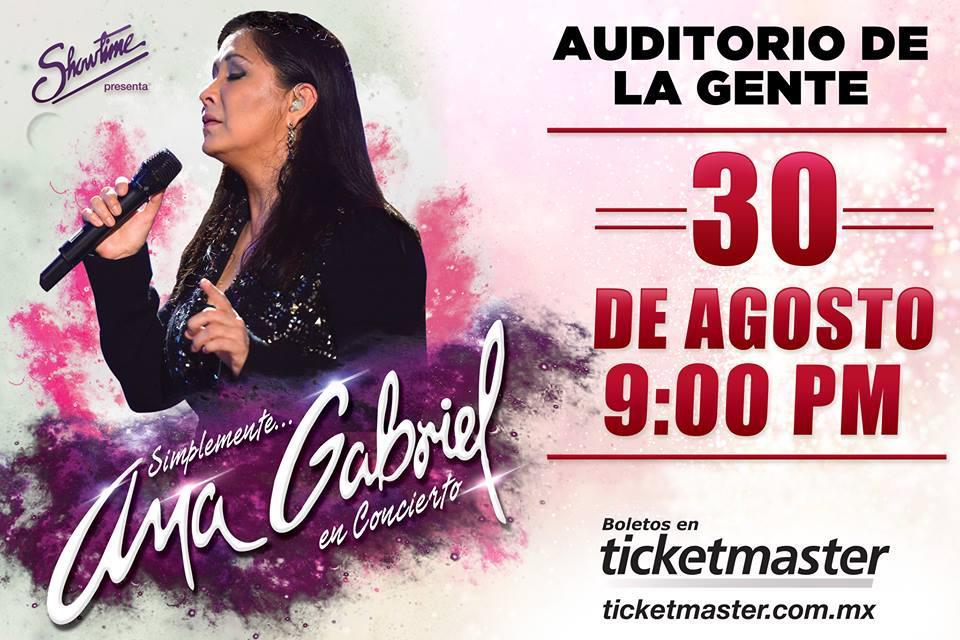 COMUNICADO CONCIERTO ANA GABRIEL