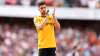 Raúl Jiménez in a Wolverhampton Wanderers kit