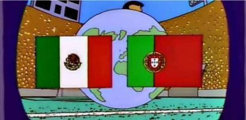 People hope 'The Simpsons' accurately predicted a Mexico and Portugal World Cup final