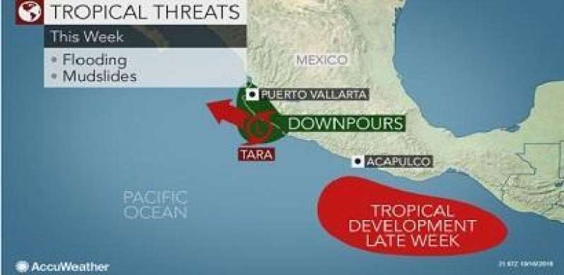 Tara to bring flooding rain to Mexico, a 2nd tropical threat brewing