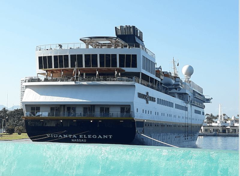 Vidanta Elegant llegó anoche por primera vez a Puerto Vallarta 
