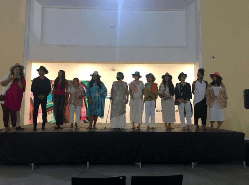 The Fashion Show At Magic Market And Festival