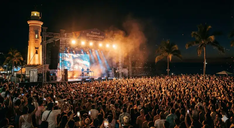 Tras una noche electrizante con 'The Blaze', Puerto Vallarta despierta a un 2026 tranquilo