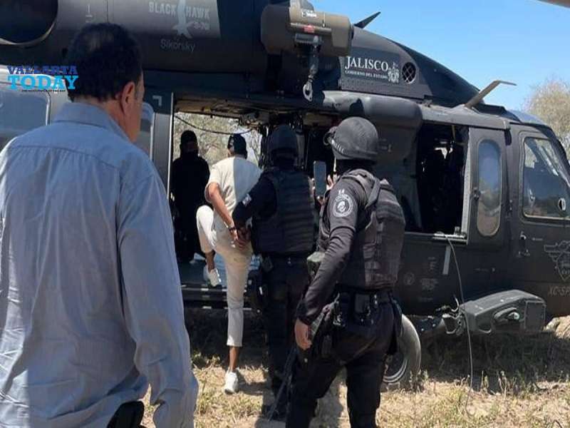 Manu Vaquita es trasladado en helicóptero a prisión en Guadalajara