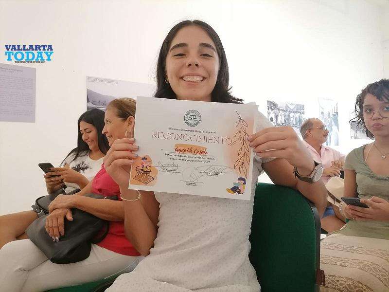 Gyneth Calab Wins First Place In Children's Poetry Contest.