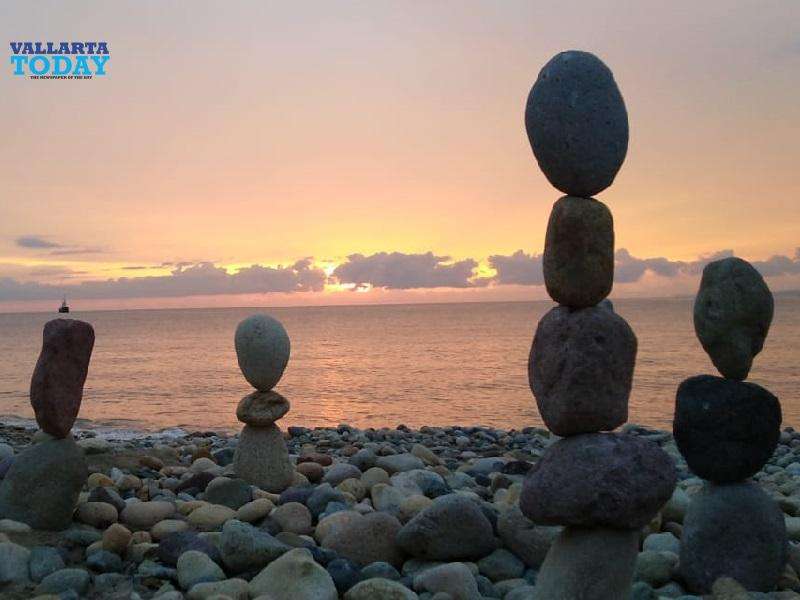 Stones Cairns  Of The Sea