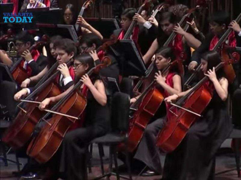 Meeting Of Children's Orchestras In Puerto Vallarta.