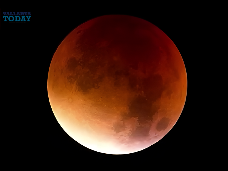 Partial Lunar Eclipse In Puerto Vallarta