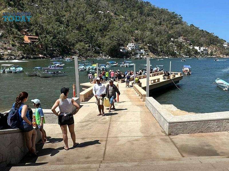 The Boca De Tomatlán Pier Is Ready