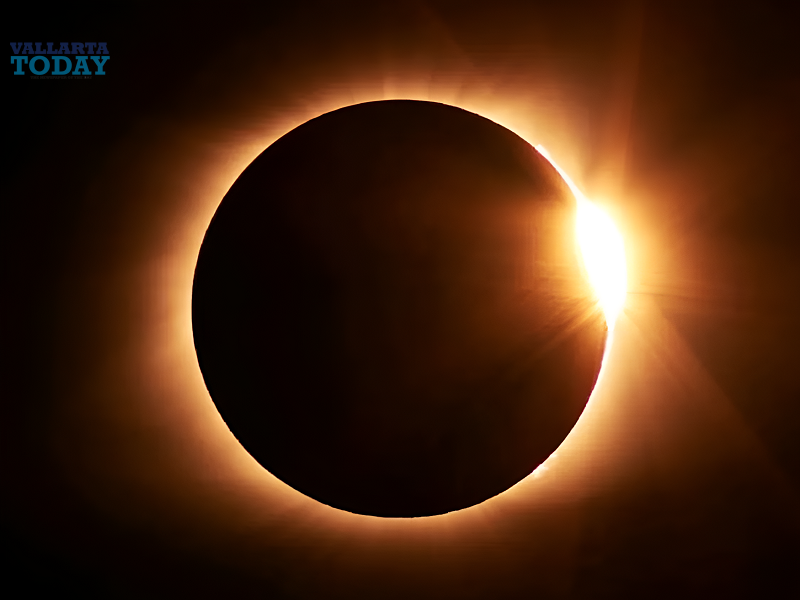 El eclipse no será visible en Puerto Vallarta.