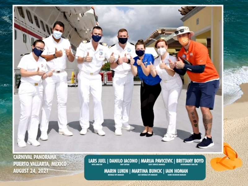 Welcome to Carnival Panorama Cruise Ship Crew and Passengers