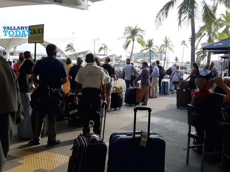 Intense Wave Of Tourists Arrives At The Airport 