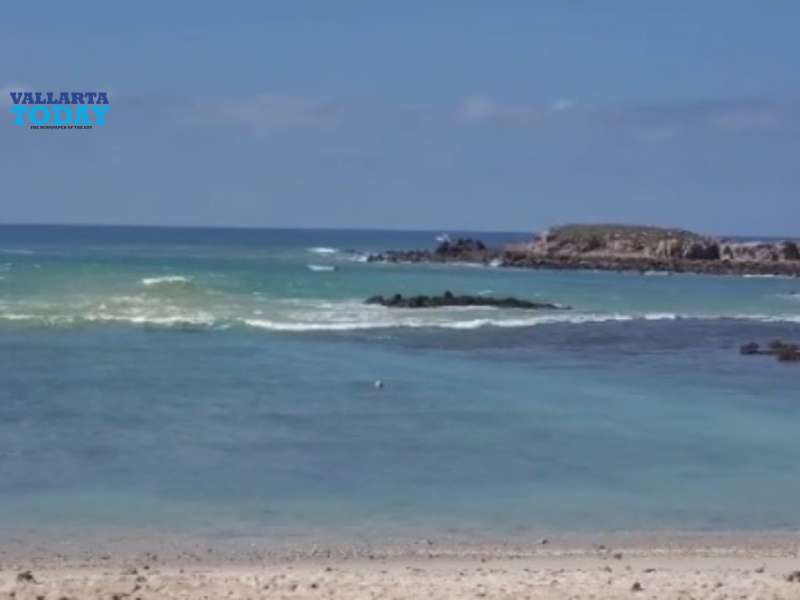 Punta De Mita The Sea Water Moved Inward 