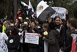 Massive protest over 43 missing students rocks Mexico City