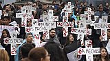 Massive protest over 43 missing students rocks Mexico City